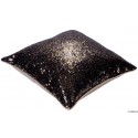 Dark Coffee Sequin (Tikki) Cushion Cover